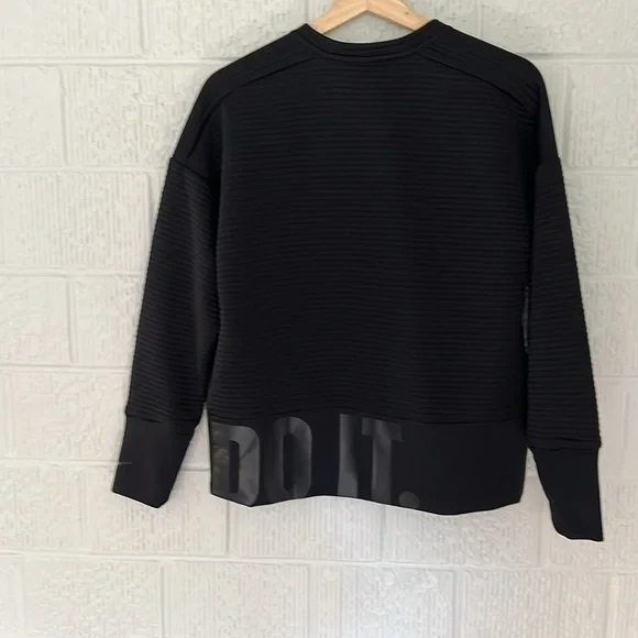 Nike Dri-Fit Training Crew Top Sweatshirt Black CD8991-010 Size XS Women - Picture 5 of 10
